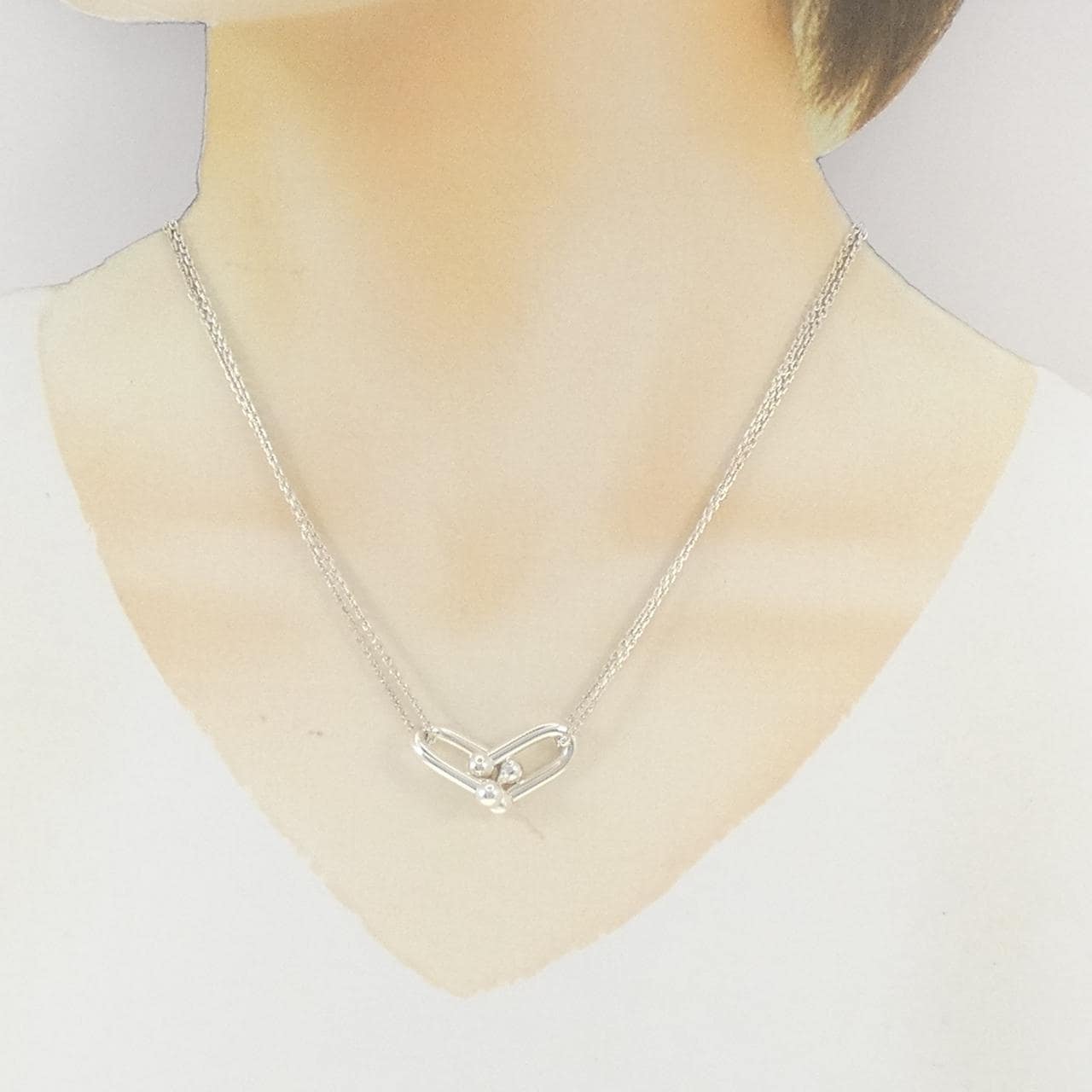 ティファニー ハードウェア ラージ ダブル リンク ネックレス