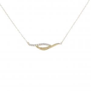 K18YG ダイヤモンド ネックレス 0.12CT
