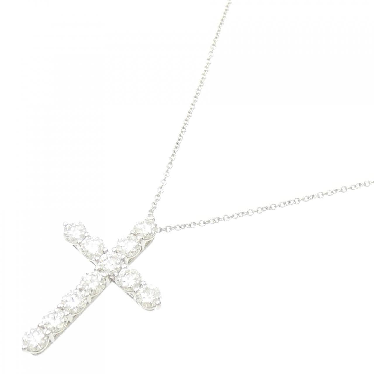 TIFFANY large cross necklace
