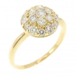 K18YG ダイヤモンド リング 1.01CT