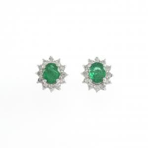 PT850/PT900 エメラルド ピアス 0.76CT