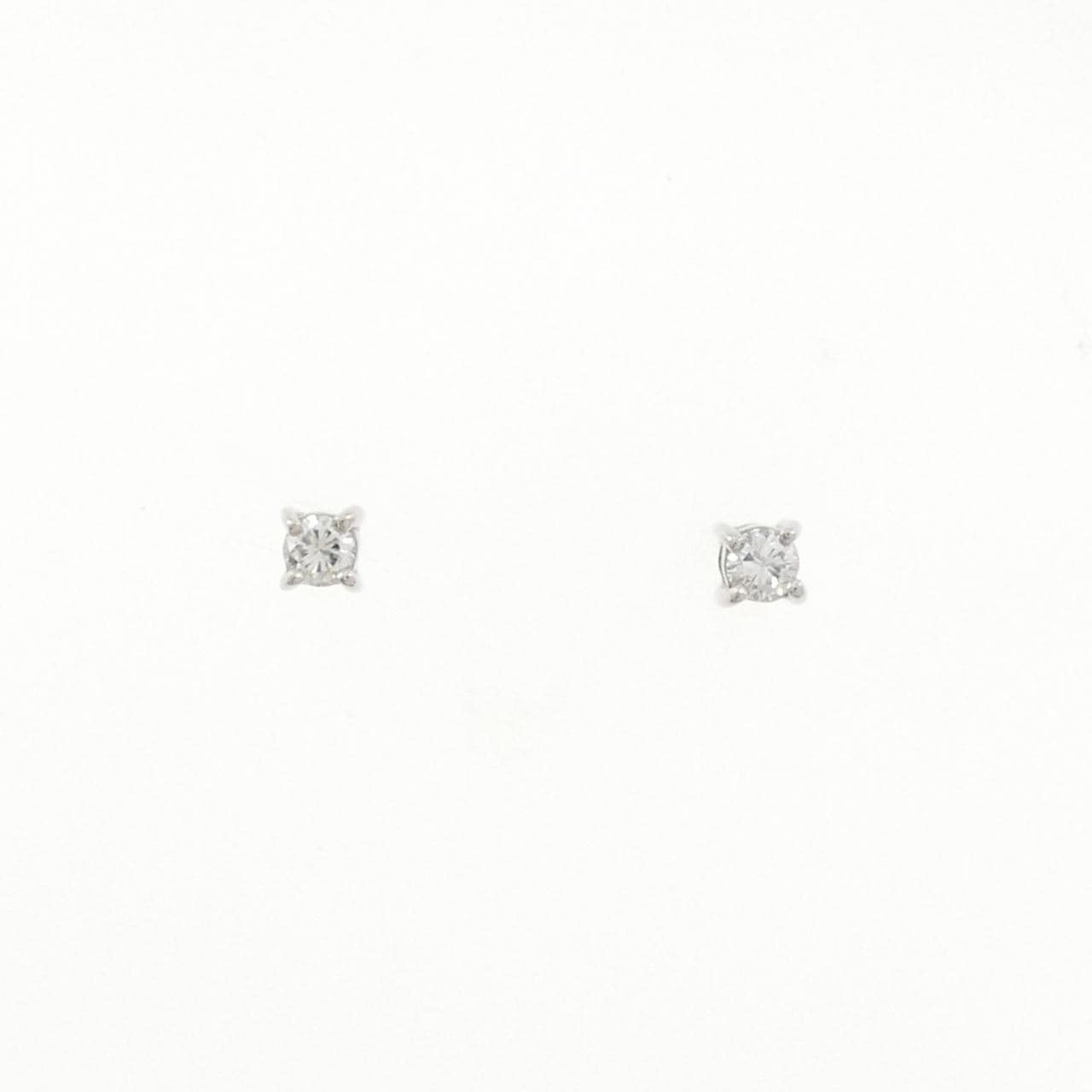 【リメイク】PT900 ダイヤモンド ピアス 0.10CT