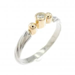 PT900/K18YG ダイヤモンド リング 0.04CT