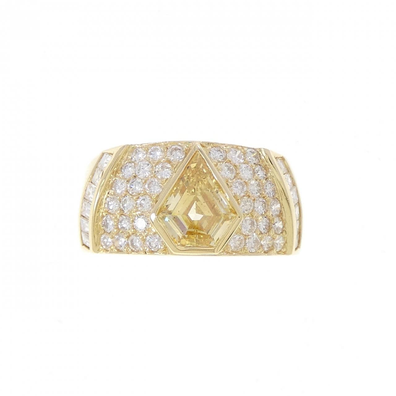 K18YG ダイヤモンド リング