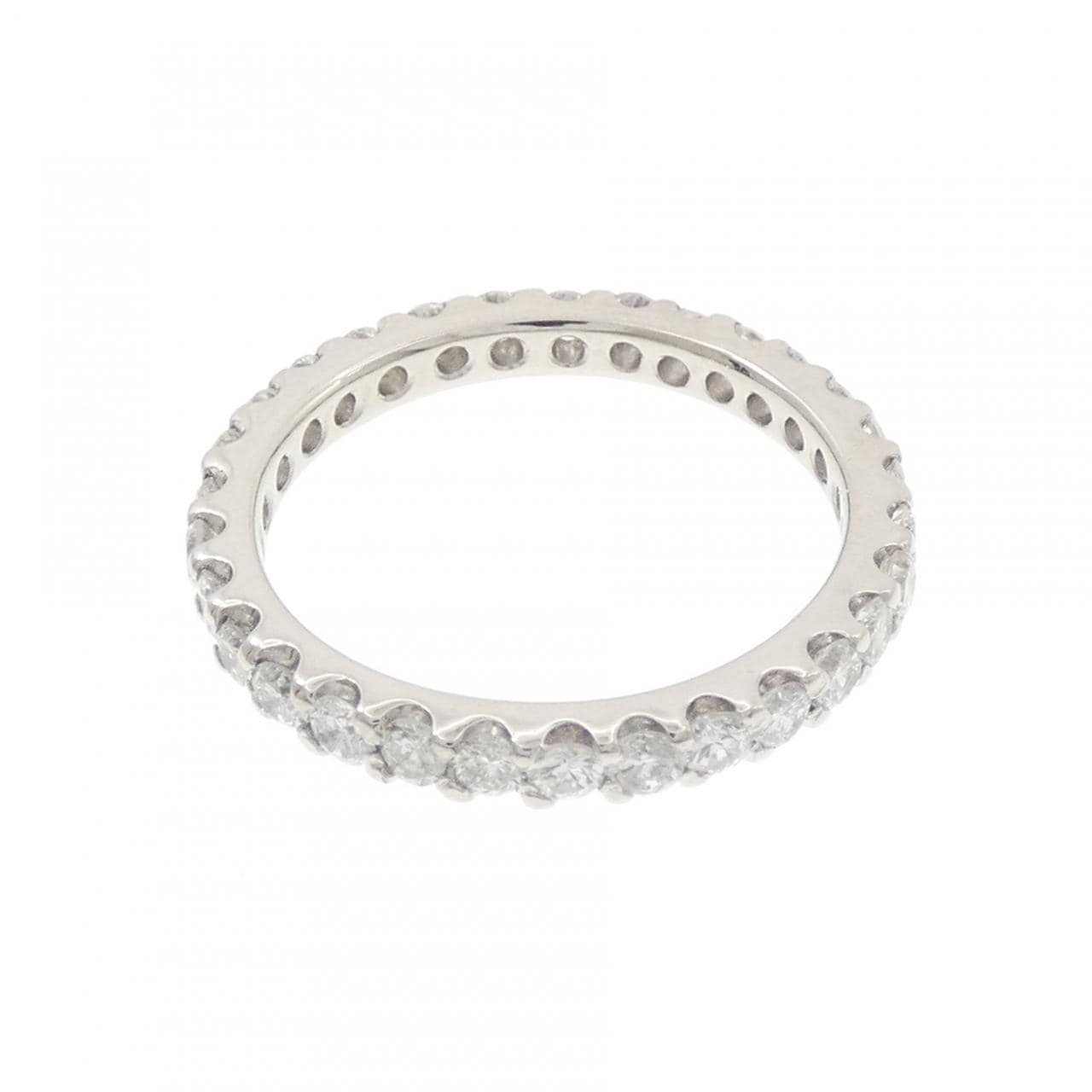 PT950 フルエタニティ ダイヤモンド リング 0.91CT