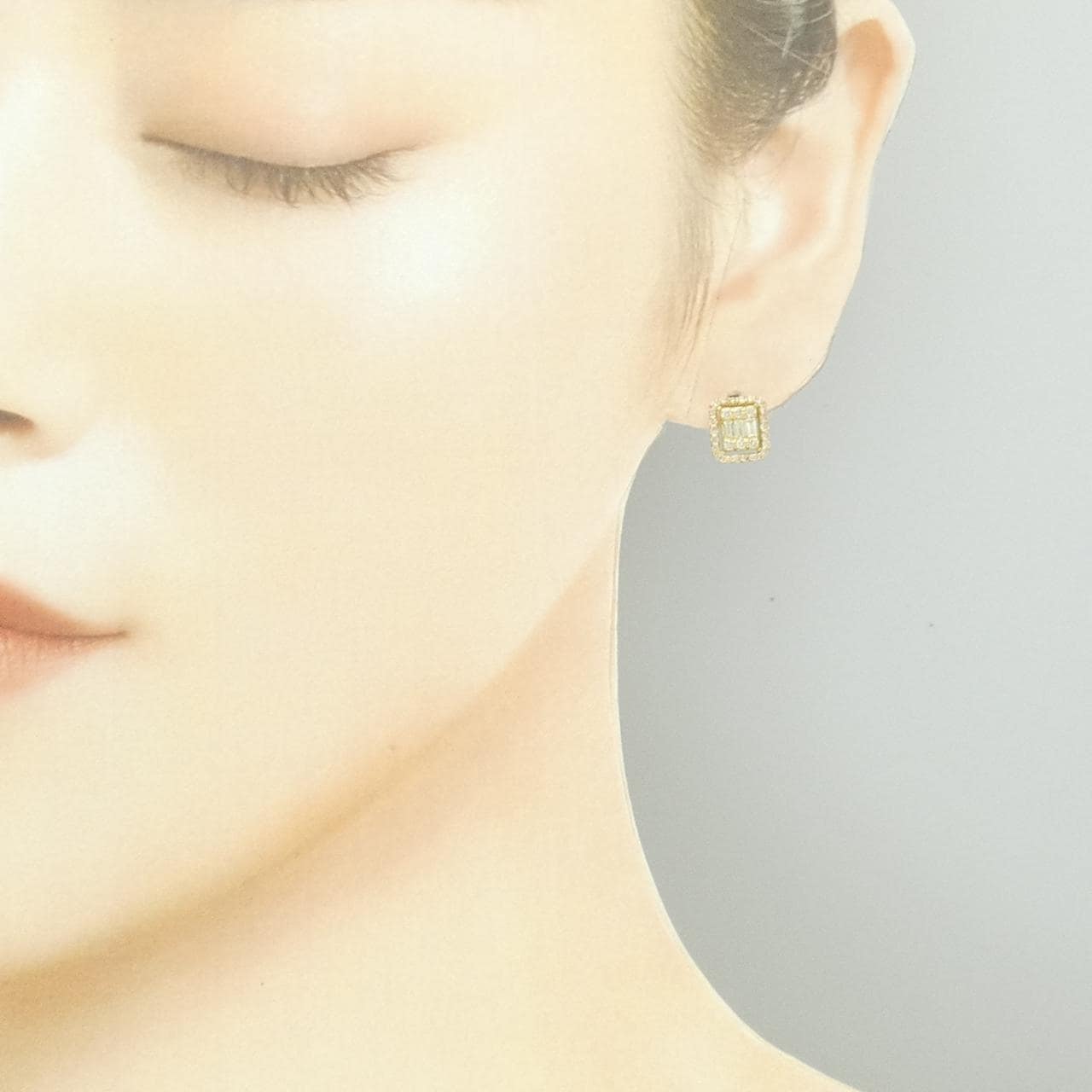 K18YG ダイヤモンド ピアス 0.56CT