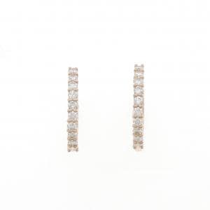 K18PG ダイヤモンド ピアス 0.51CT