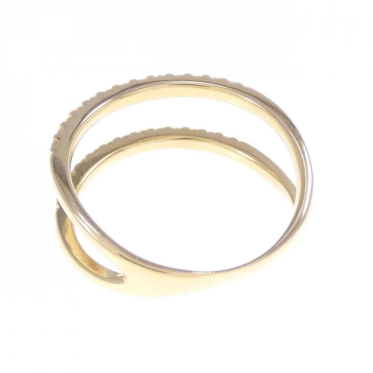 K18YG ダイヤモンド リング 0.16CT