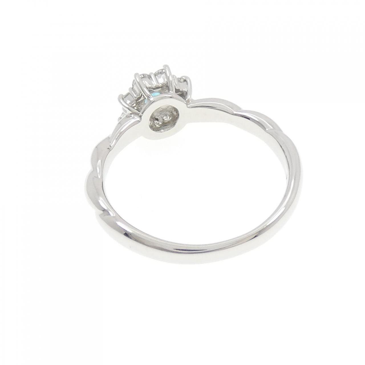 PT900 帕拉伊巴碧碧玺戒指 0.127克拉