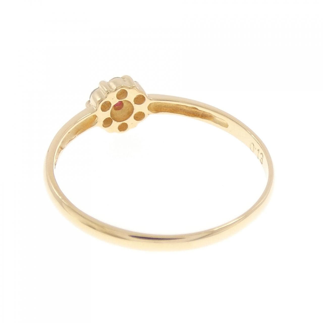 K18YG ルビー リング