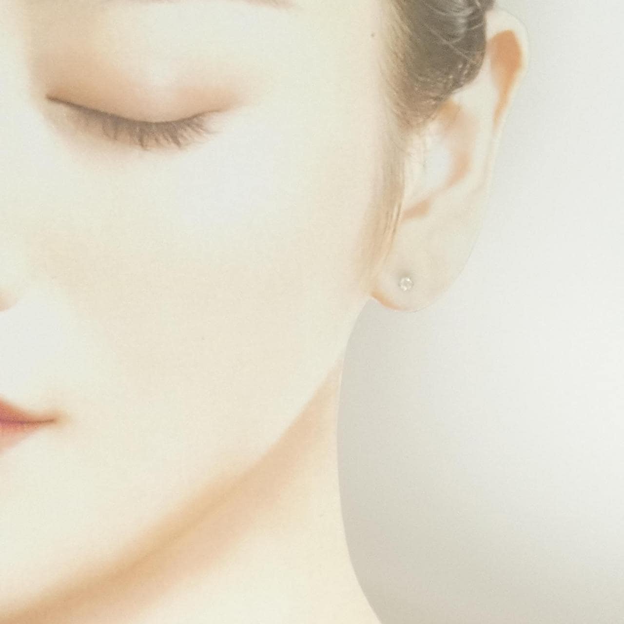 PT900 ソリティア ダイヤモンド ピアス 0.20CT