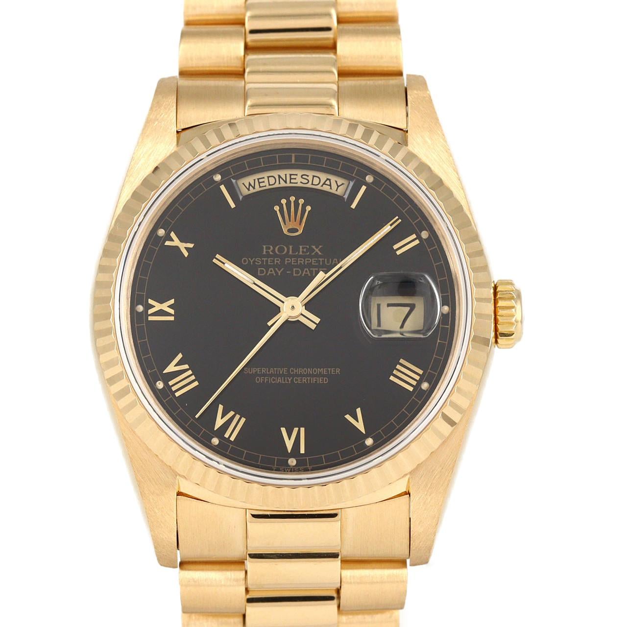 ロレックス デイデイト 18238 YG 自動巻 L番