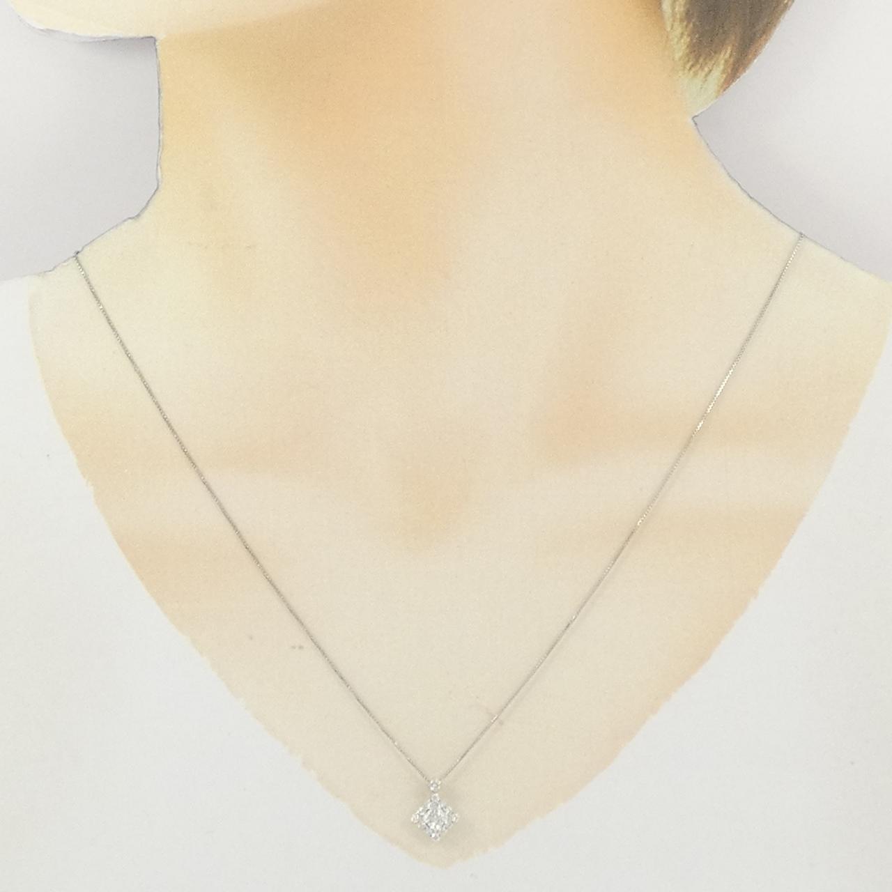 PT900/PT850 ダイヤモンド ネックレス 0.321CT G VVS1ファンシーカット