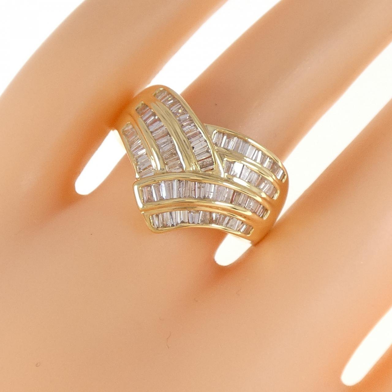 K18YG ダイヤモンド リング 1.00CT
