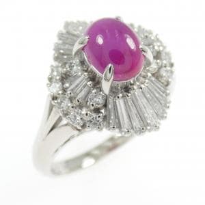 PT900 スタールビー リング 1.47CT