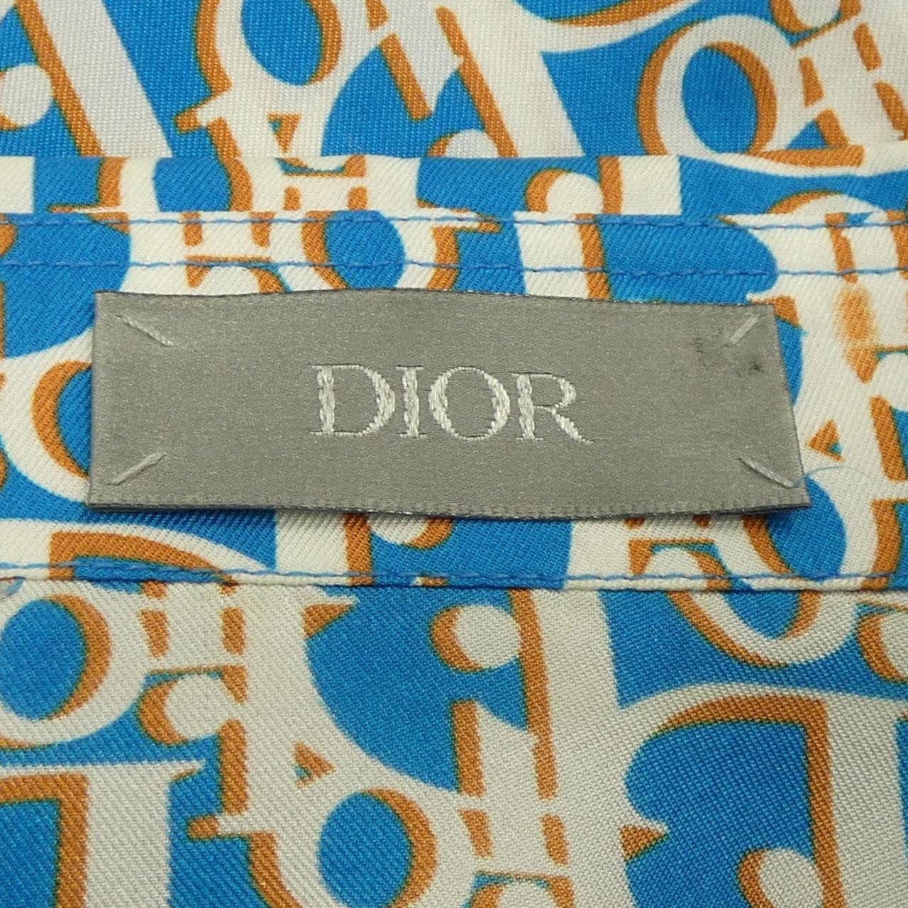ディオール DIOR ディオールオブリークオーガニックシルクツイル　OBLIQUE 193C545A4751 S／Sシャツ