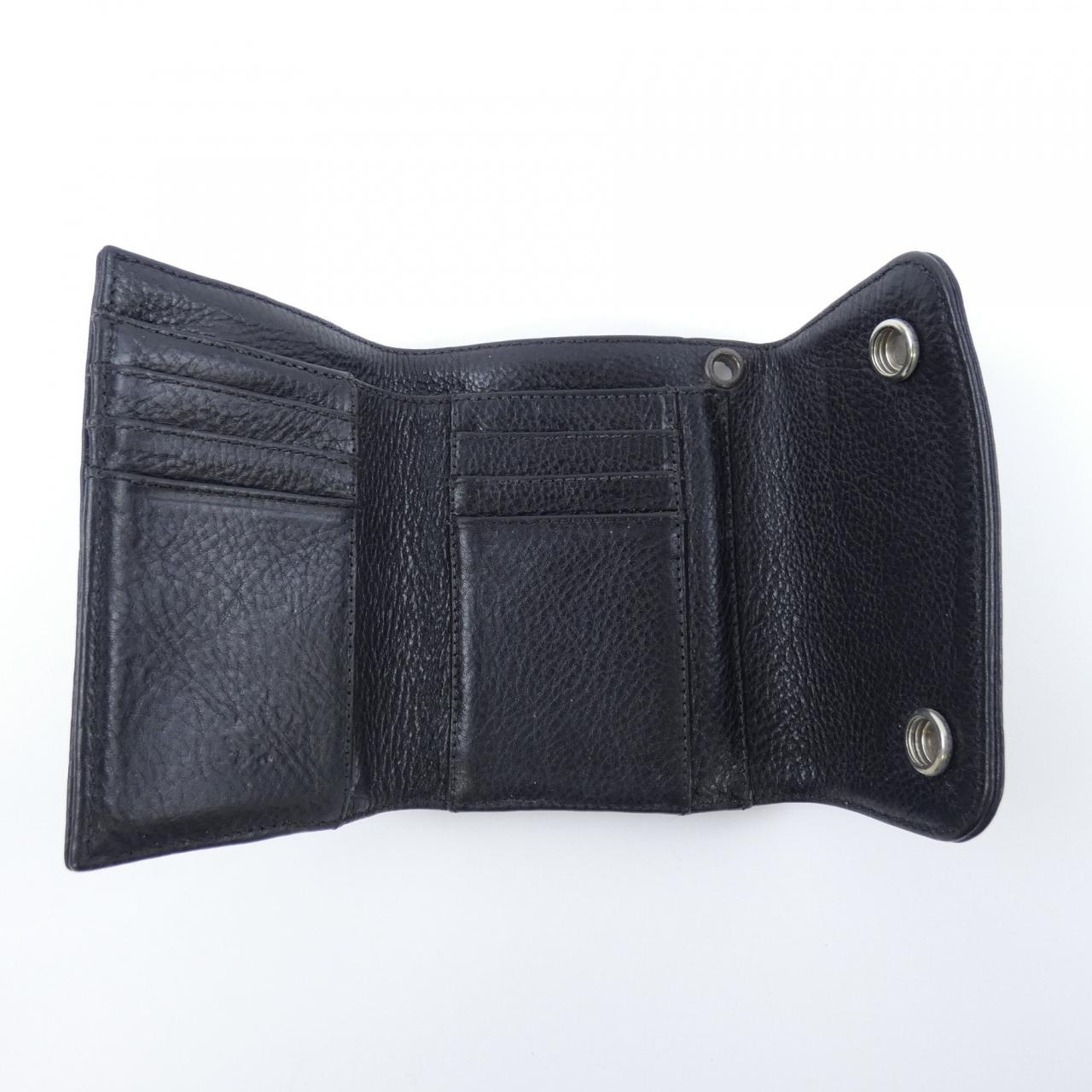 クロムハーツ CHROME HEARTS WAVE MINI CROSS CH SCROLL LABEL 302166386A06XXX280 WALLET