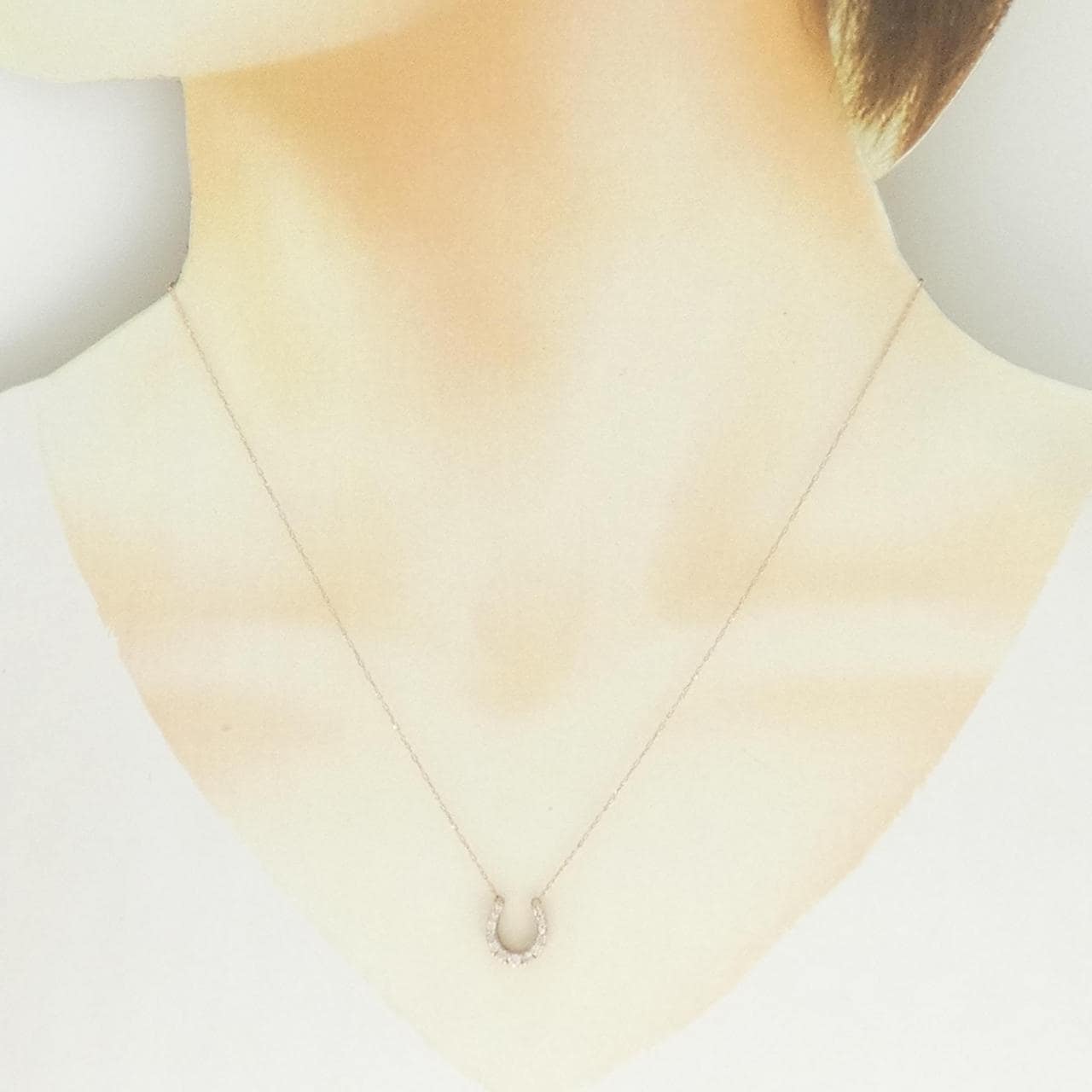 K10PG ダイヤモンド ネックレス 0.20CT