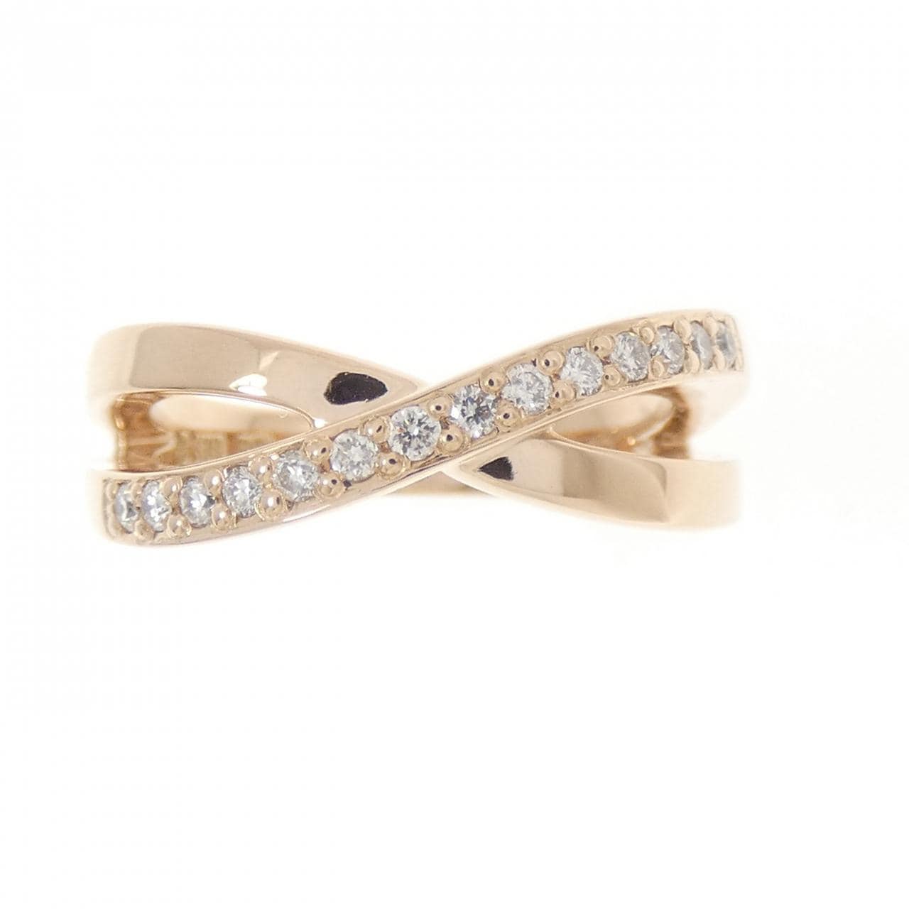 K18PG ダイヤモンド リング 0.11CT
