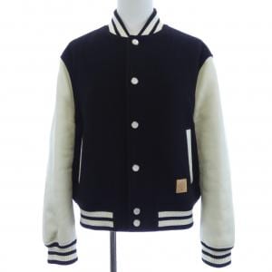 ルイヴィトン LOUIS VUITTON レザー シグネチャー バーシティジャケット HTL64EGIQ ブルゾン