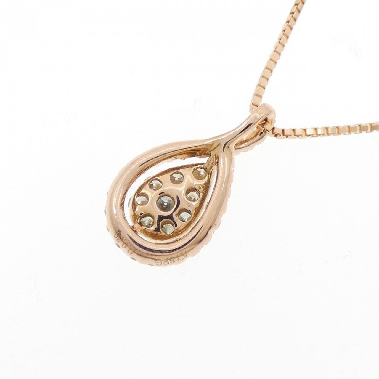 K18PG ダイヤモンド ネックレス 0.30CT