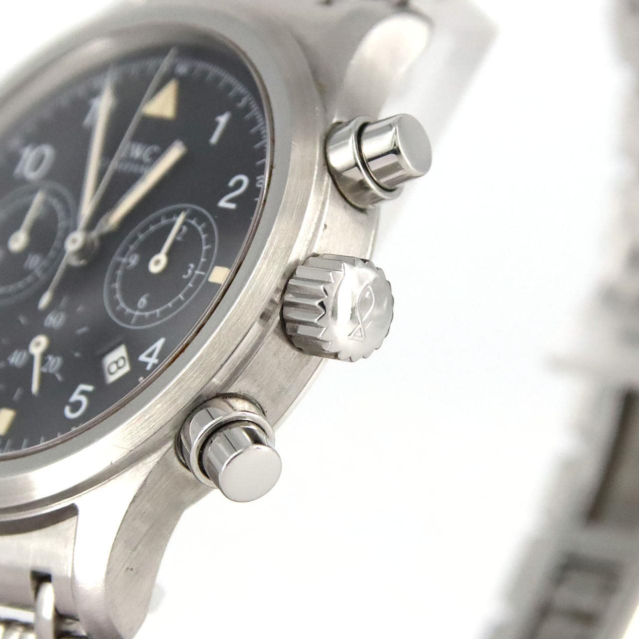 【ノーメンテナンス還元価格】IWC フリーガークロノグラフ 3741-002 SS クォーツ