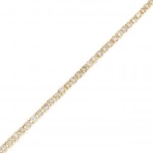 K18YG ダイヤモンド ブレスレット 3.30CT