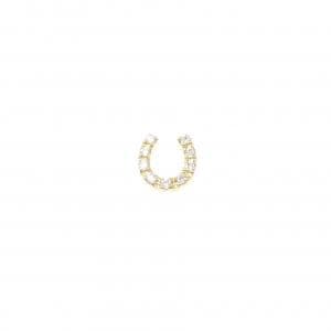 エテ ホースシュー ダイヤモンド ピアス 0.02CT 片耳
