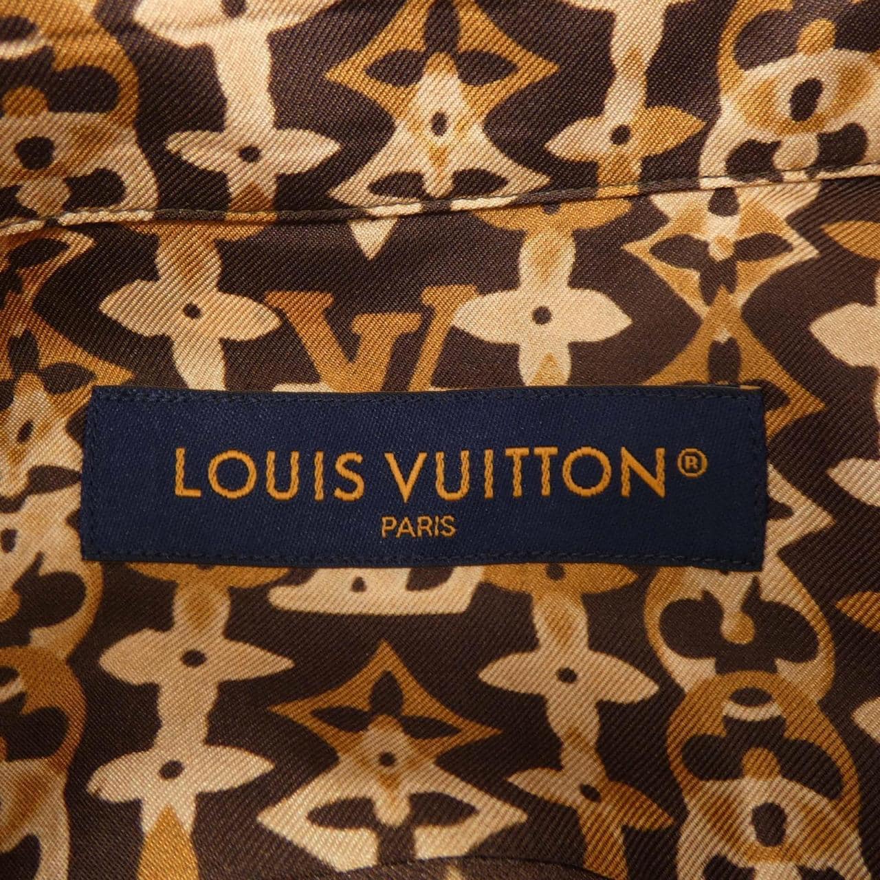 ルイヴィトン LOUIS VUITTON モノグラム プリント ロングスリーブシルクシャツ HUS60WUL6 シャツ