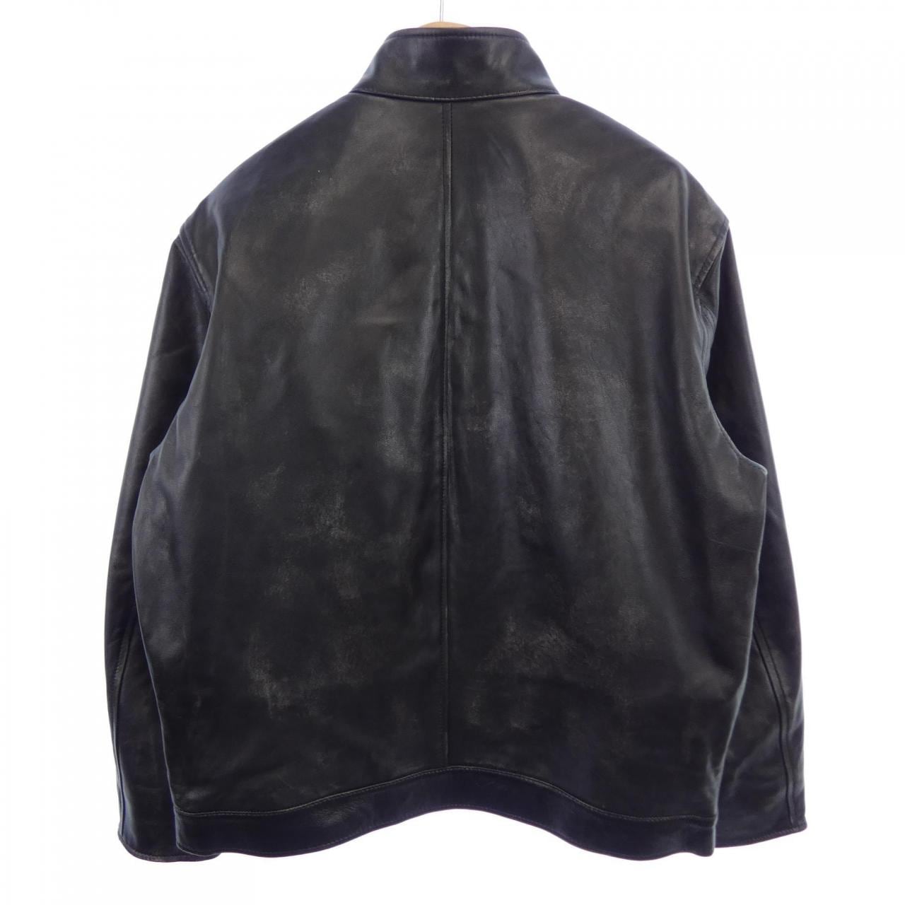 broader レザーライダースジャケット