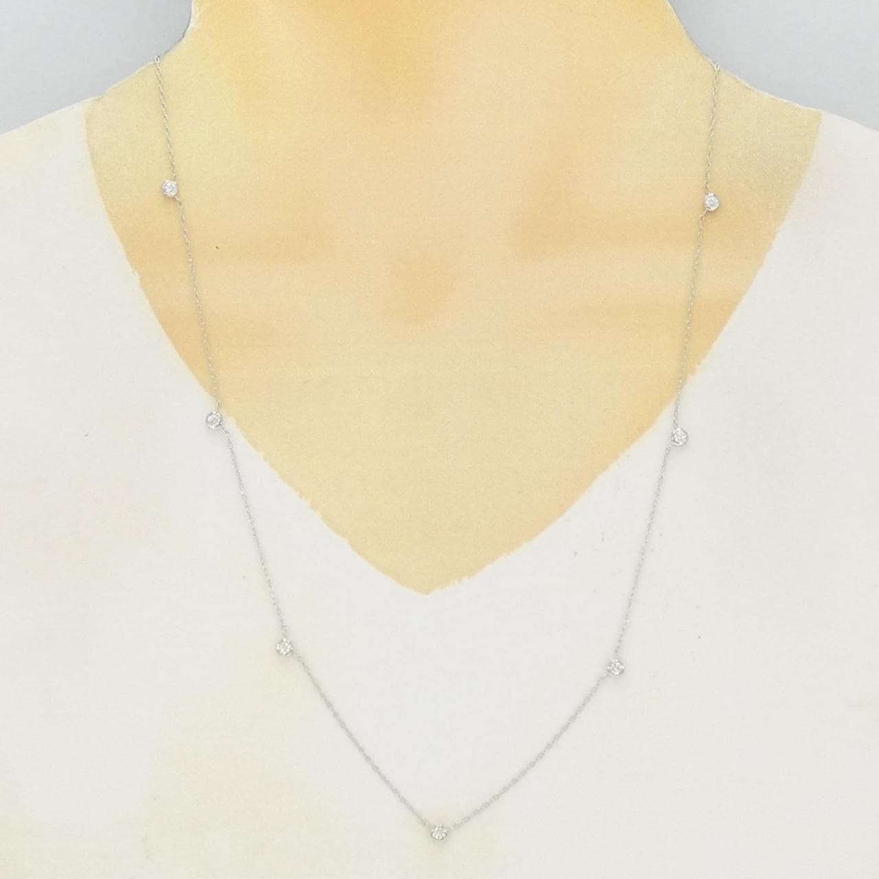 PT ダイヤモンド ネックレス 0.63CT