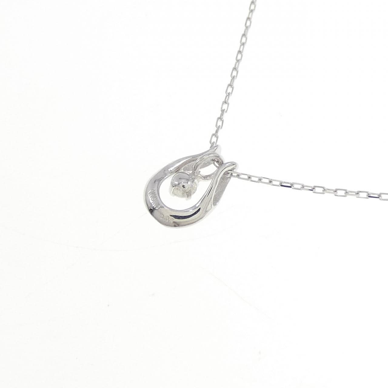 K10WG ダイヤモンド ネックレス 0.03CT