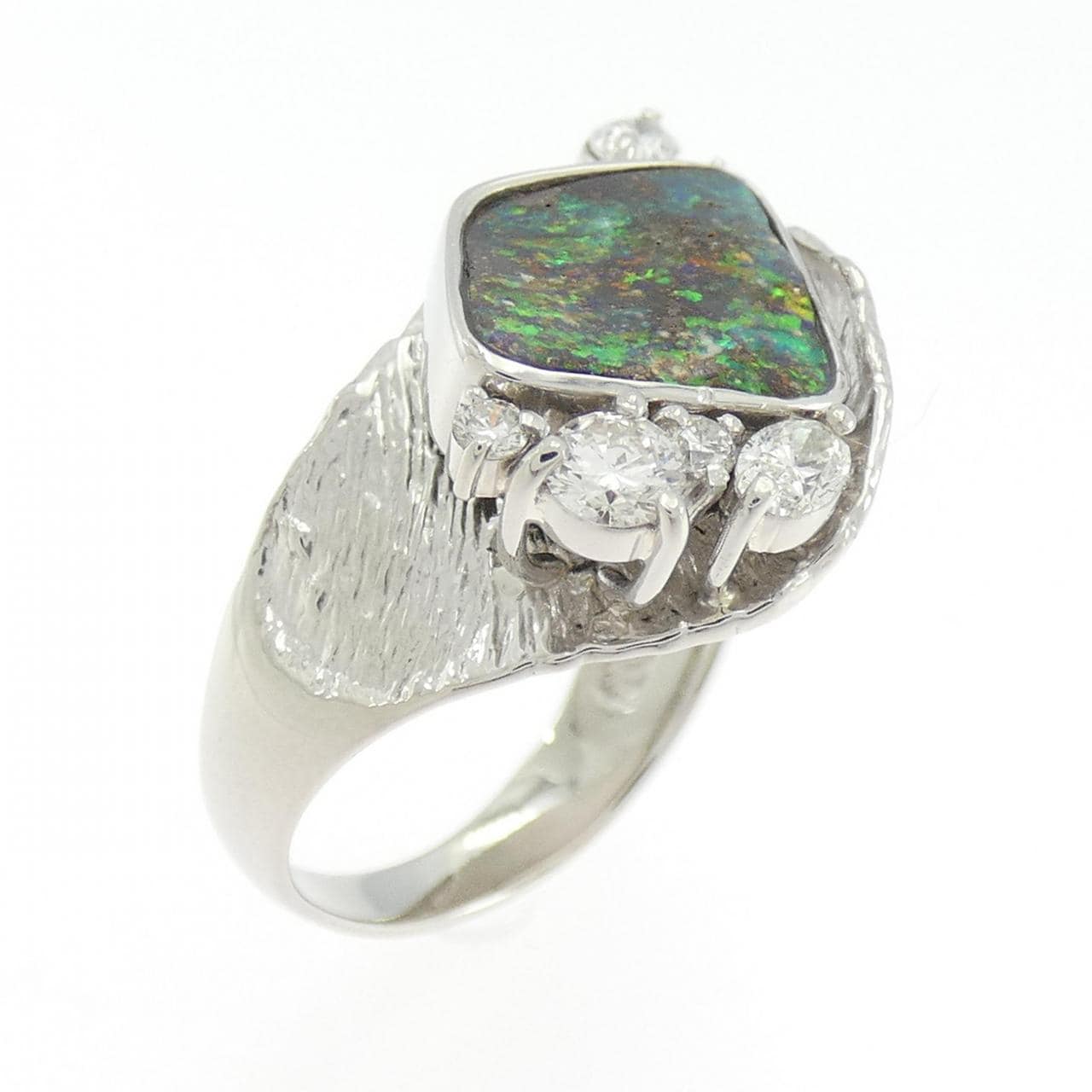 PT900 ボルダーオパール リング 2.28CT