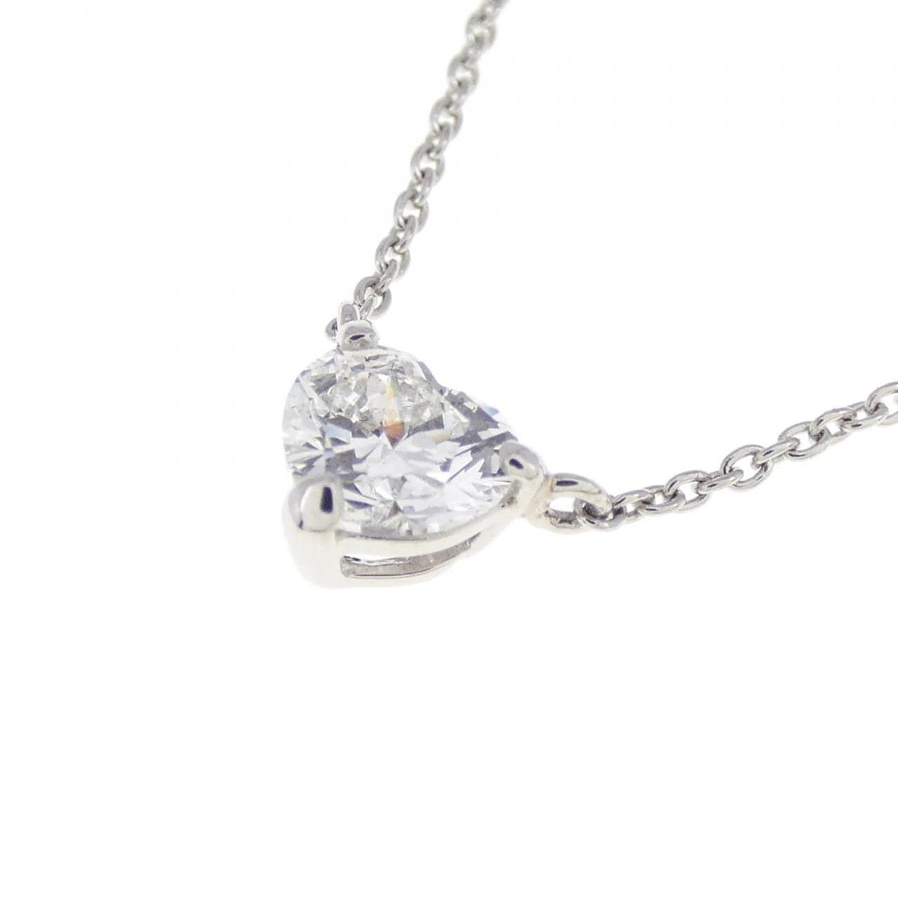 [Remake] PT Diamond Necklace 0.335CT E VVS2 Heart Shape