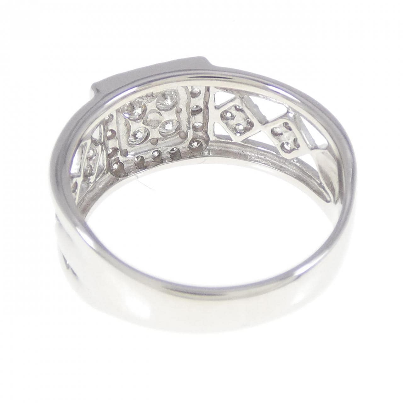K18WG ダイヤモンド リング 0.16CT