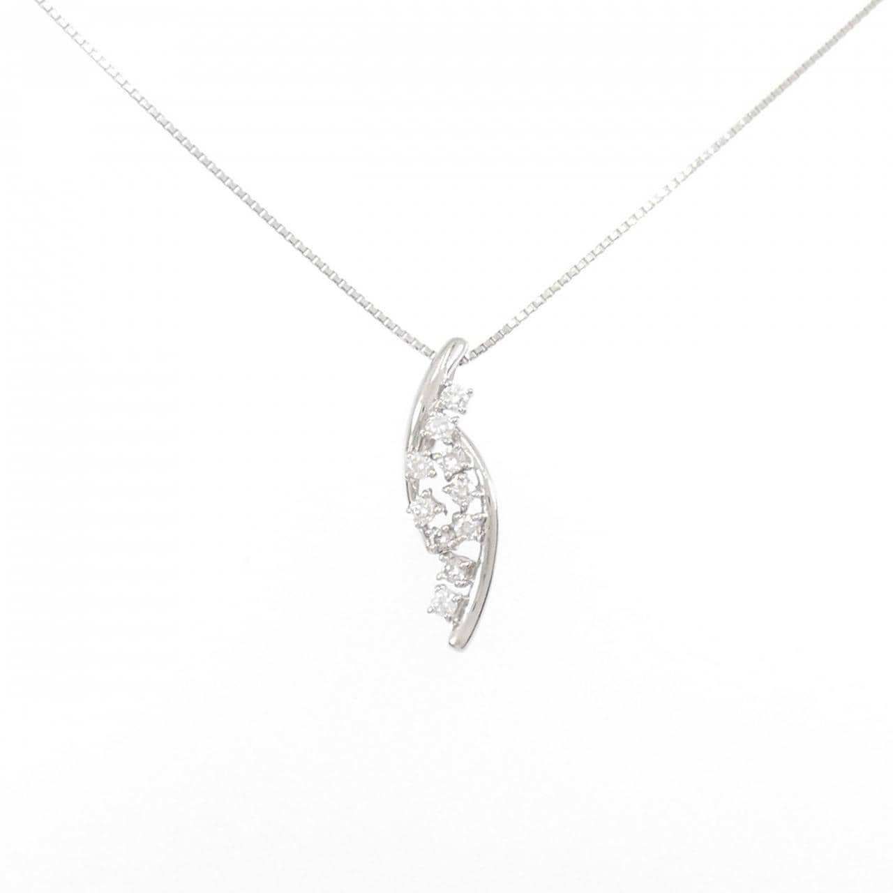 PT ダイヤモンド ネックレス 0.32CT