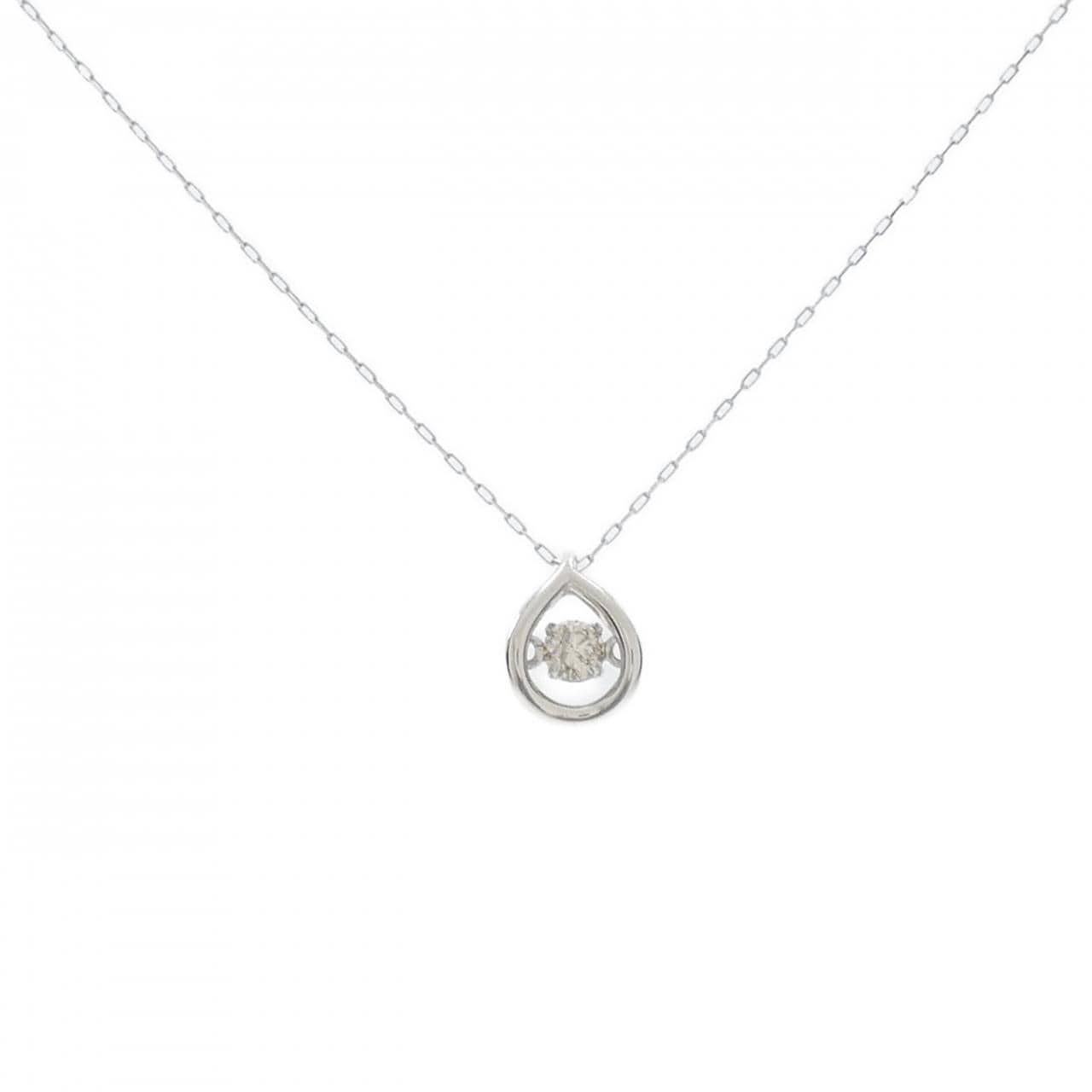 【新品】PT900 ダイヤモンド ネックレス 0.08CT