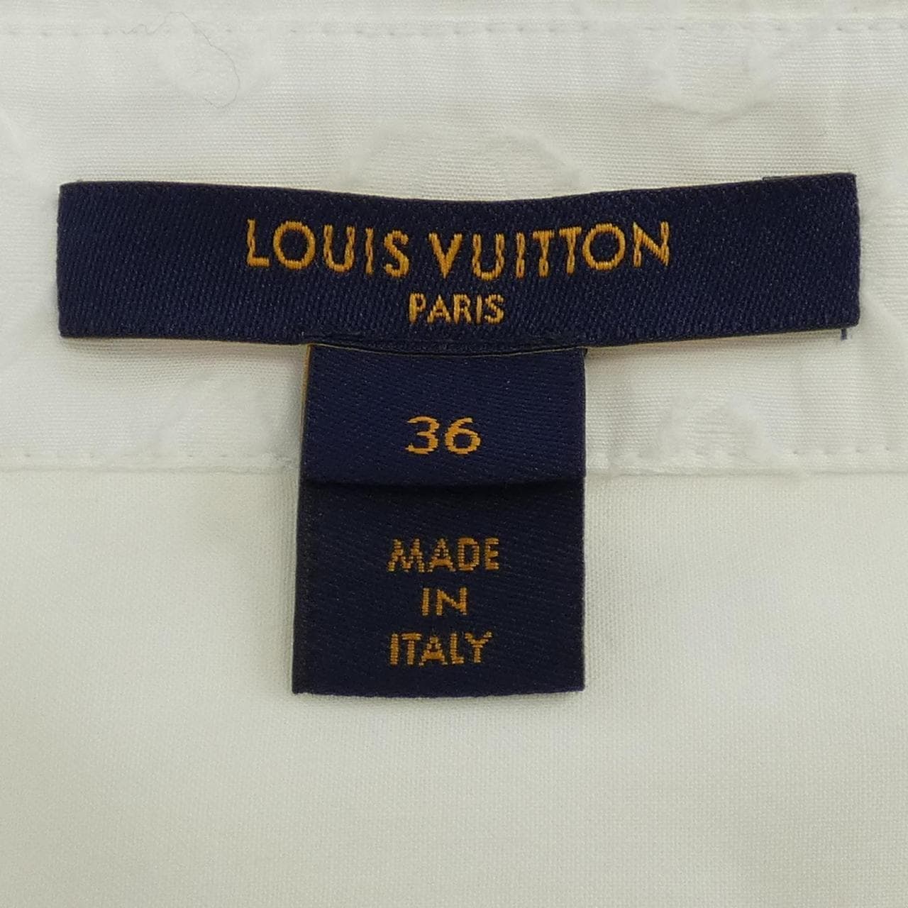 ルイヴィトン LOUIS VUITTON モノグラムレリーフシャツドレス FNDR06AQV ワンピース