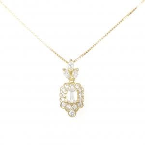 750YG/K18YG ダイヤモンド ネックレス