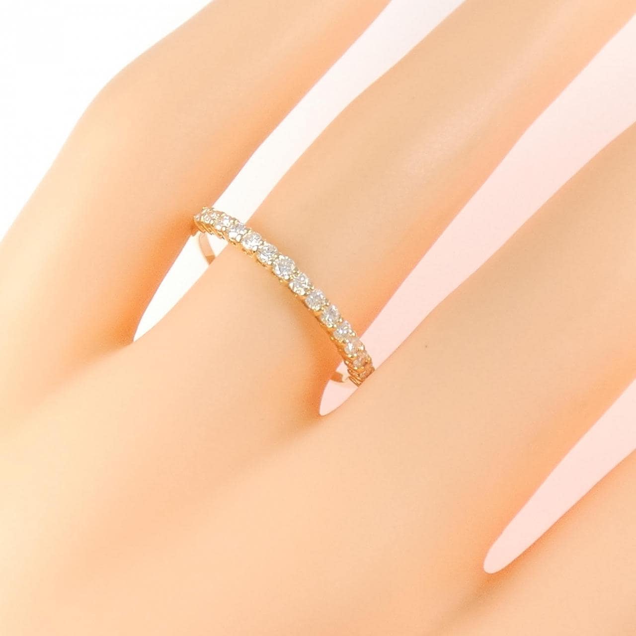 【リメイク】K18YG ダイヤモンド リング 0.30CT