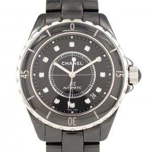 【ノーメンテナンス還元価格】【ノーメンテナンス還元価格】シャネル J12 38mmセラミック･12P H1626 セラミック 自動巻