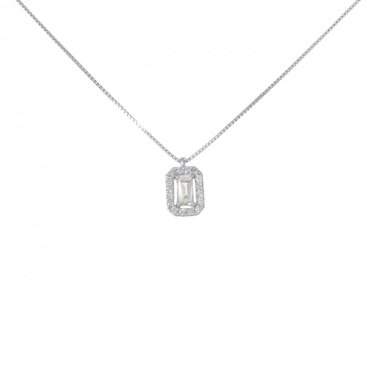 PT950/PT850 ダイヤモンド ネックレス 0.17CT