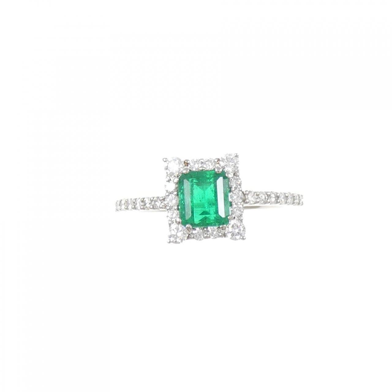PT900 エメラルド リング 0.80CT