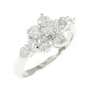 PT900 フラワー ダイヤモンド リング 1.00CT