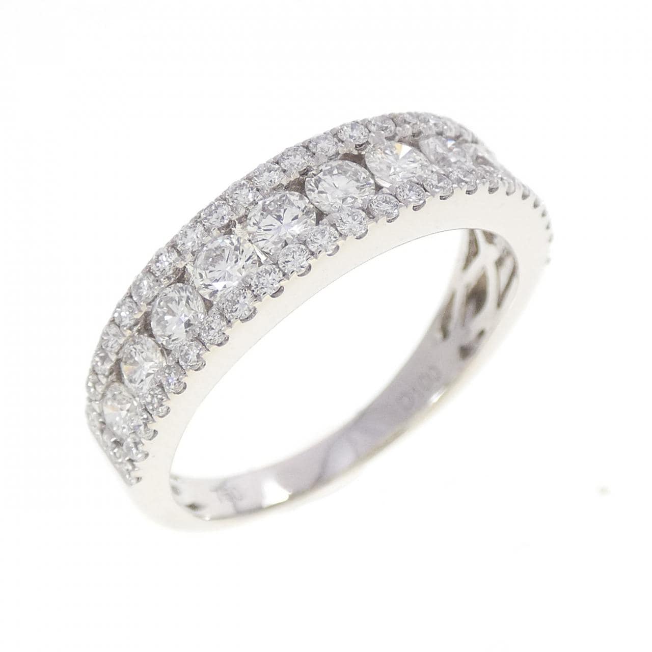 750WG ダイヤモンド リング 1.00CT