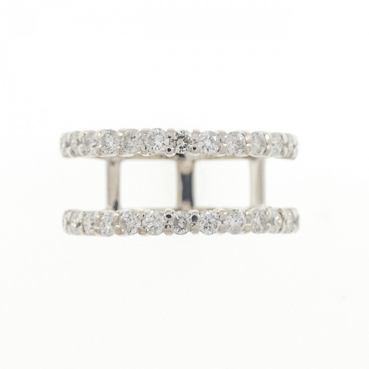 K18WG ダイヤモンド リング 0.52CT