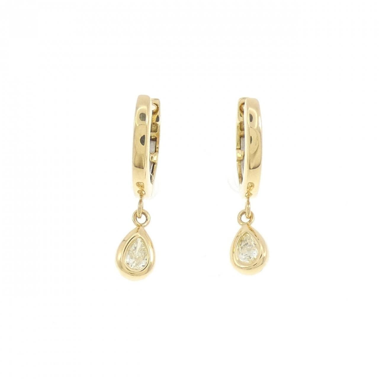 K18YG鑽石耳環0.20CT