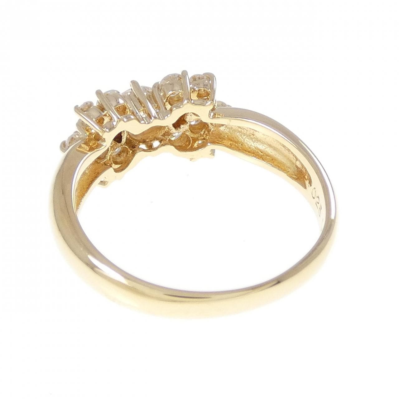 K18YG ダイヤモンド リング 0.25CT