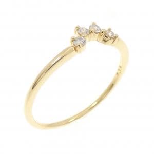 K18YG ダイヤモンド リング 0.10CT