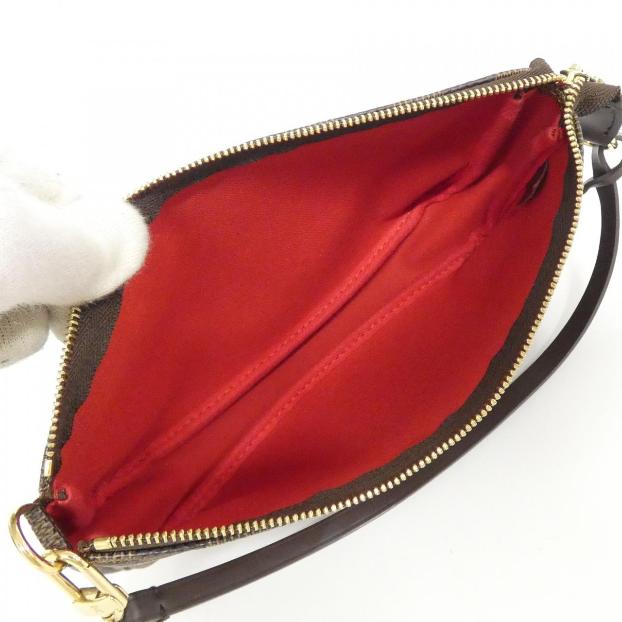 ルイヴィトン ダミエ ポシェット アクセソワール N51985 アクセサリーポーチ